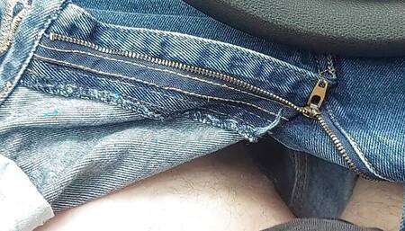 Quick jerk off in my car
