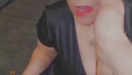 Slut deepthroating hard cock