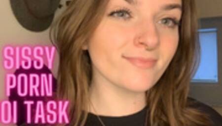 Sissy Porn JOI Task