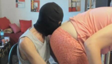 Dominated by my mistress and her farts in my face