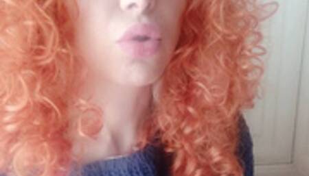 the splendid Disney princess MERIDA gets splashed in the face WMW