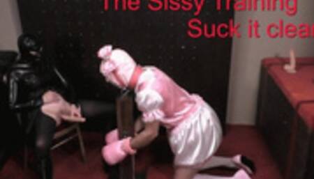 The Sissy Training Suck it clean