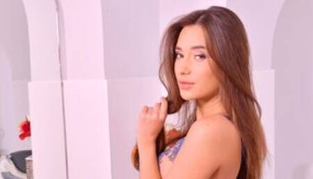 Big-boobed brunette Liya Silver fucks with a horny doctor