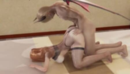 SORA & DEMON GUY (Part 5) - She Likes His Big Dick and Now He Doesn't Stop Fucking Her in Doggystyle