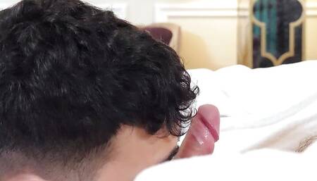 GayRoom Slow Hotel Massage Gets Slippery With Two Hunks
