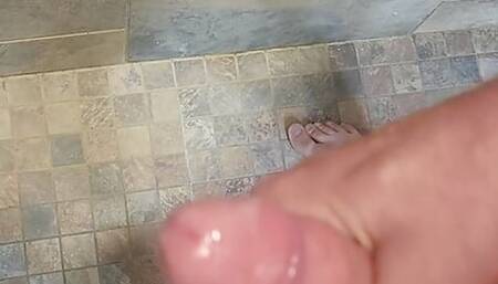 Hard dick dripping cum
