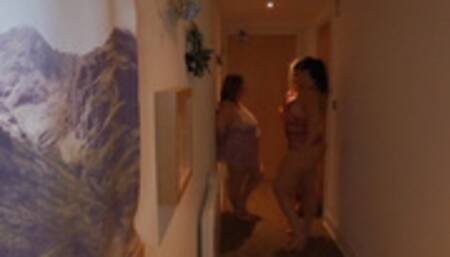 Catching Nerd Flatmate Jerking Off