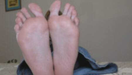 the new girl and her bare feet