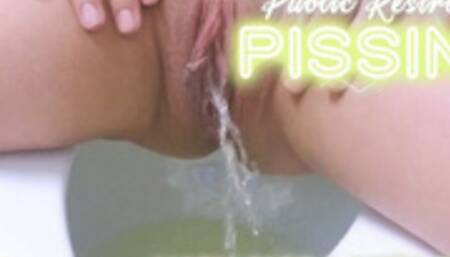 Public Restroom Pissing (Re-Mastered) UHD