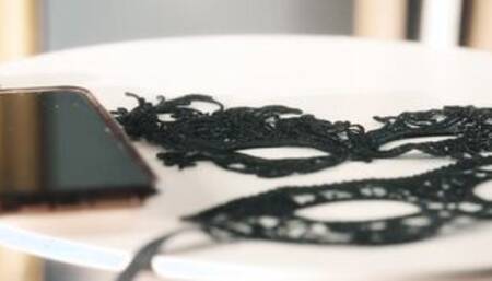 TUSHY Hottie Lacey fulfills her anal fantasy at masquerade