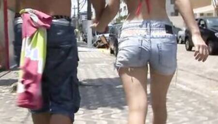 Blonde Brazilian Hoe With Small Titties Takes A Hugest Penis Up The Butt