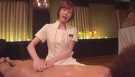 Tina Nanami - Testicular Vacuum Suction Aesthetic Salon P1