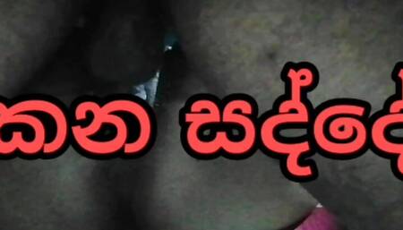 Sri lankan couple sex sound  api hukana sadde ahanna anna.
