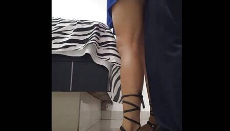 I fucked the mayor's wife very intensely!! My boss goes out to an executive meeting and I fuck his wife, with rich moans