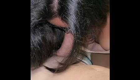 Best Asian Filipina Pinay blowjob deepthroat cum in throat throatpie facefuck