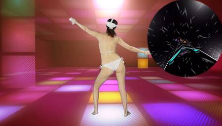 Part 1 of  Week 5 - VR Dance Workout. I'm coming to expert level!