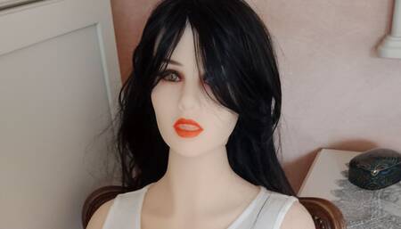 My sex doll Tatiana gets fucked and cummed on her big tits