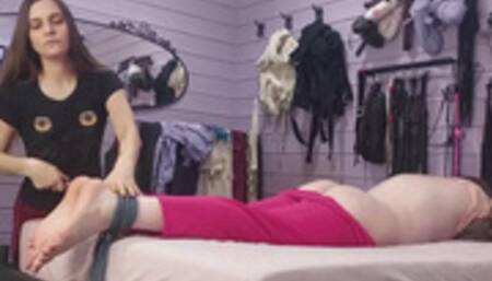 Hard whipping of painslut