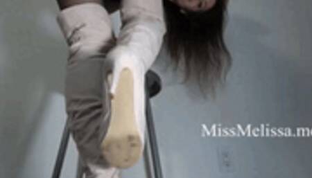 Punishment: Kicking you in My Pink Thigh High Boots - 720p