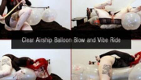 Clear Airship Balloon Blow and Vibe Ride