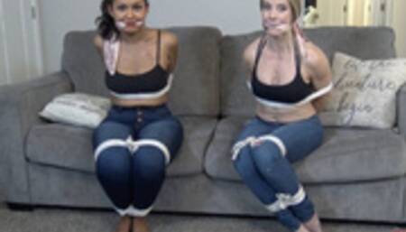 Calisa Vs Claire Escape Contest HD