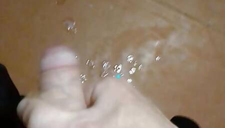 my cum is on the floor