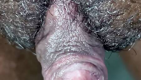 Worlds biggest Clit stroking like a dick