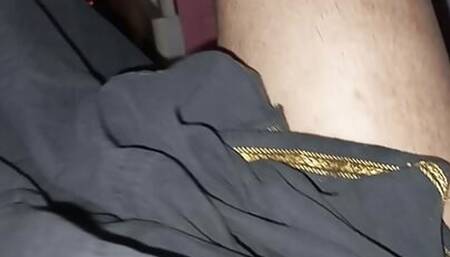 I jerking my fatty dick on my bed