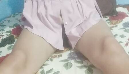 Nepali girl self masturbations video.