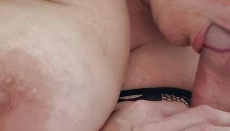 Czech busty amaterur bbw milf blowjob, masturbate and fucks from behind