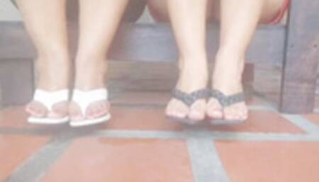 Sexy Toe Tapping by Balbina and Mia Soles