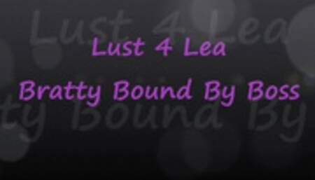 Lust4Lea's Big Bratty Ass Gets Her Tied Up By Her Boss - mp4