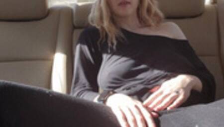 Masturbating in Car