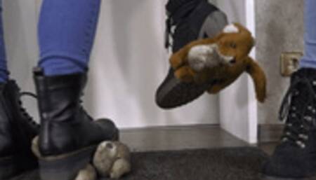 Using your beloved plushies as doormats