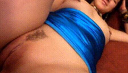 Spandex Dress Brunette Foot Worship