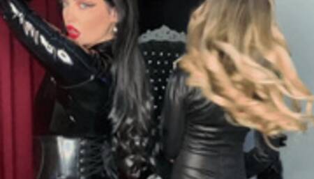 Slave will be a spottoon for Mistress Glamorous and Joanna Bujoli