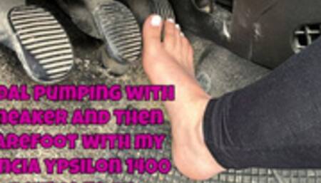 pedal pumping with my Lancia Ypsilon 1400 petrol 78 horsepower