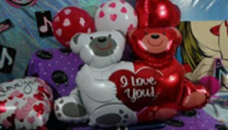 Orgasmic Anniversary Balloon Popping