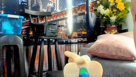 Kristen Hill Riding a delicious Dildo