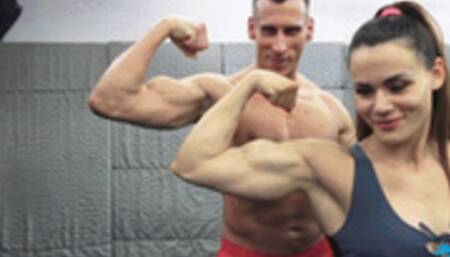 Dolly vs Parker armwrestling match