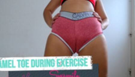 camel toe during exercise