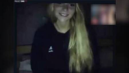 Cute Blonde Teen Masturbating on Webcam Omegle Sex Chat on Project Eros