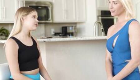 MOMMY'S CHICK - The Goddess 18yo Coco Lovelock Needs Her Stepmommy Kit Mercer's Comfort