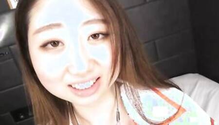 Ai Okamoto is our nursing school cunt with mouth dressed up into a nurse uniform