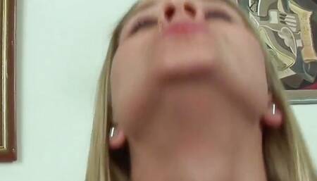 Intense gangbang with two hot, cock-hungry bitches with small tits and shaved pussy