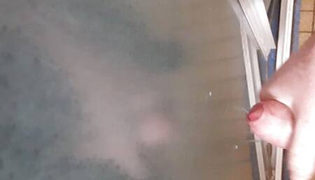 Cum on school shower
