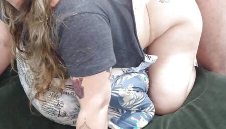 Curious Goddess - nerd milf on blowjob masturbating with dildo asshole licking doggystyle big butt hairy pussy fuck