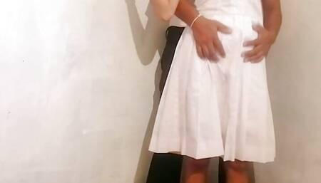 Young 18+ School girl wants to play Sex affter Class in Hostel Room Young Girl and her Teacher