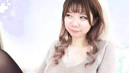 Schoolgirl Tumugi Nakahara is back and shows her masturbation skills