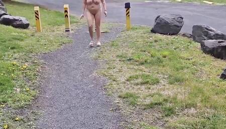 Walking naked on the trail